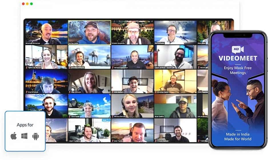 De 5 bedste apps til at holde et webinar på din smartphone 2 VideoMeet