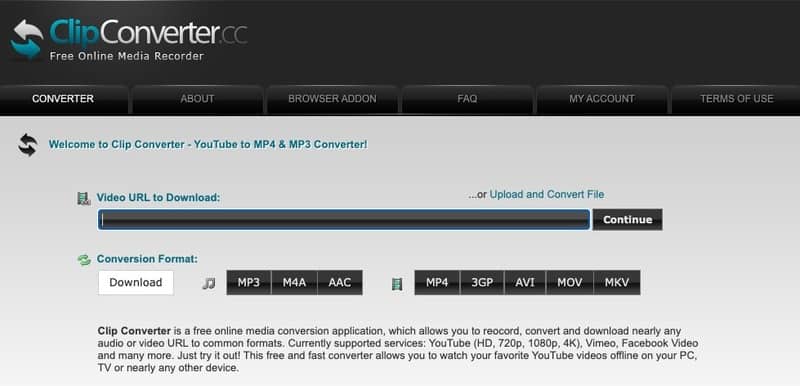 ClipConverter screenshot