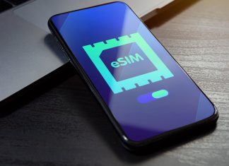 Smartphone med eSim