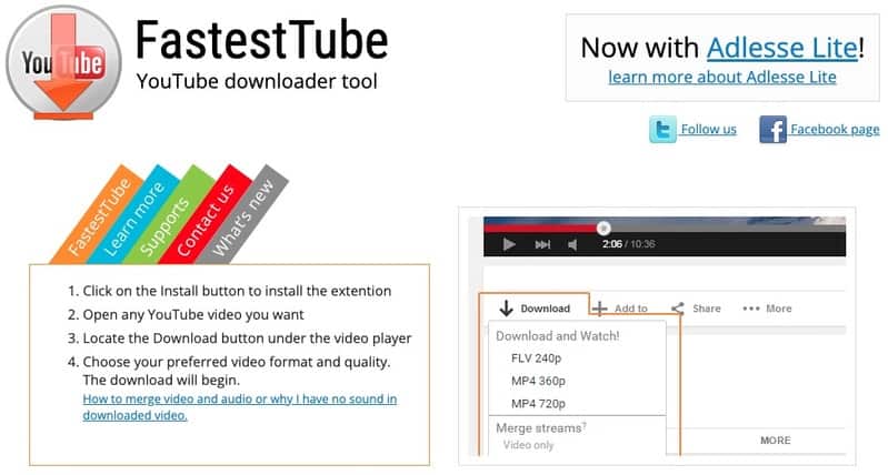 FastestTube screenshot