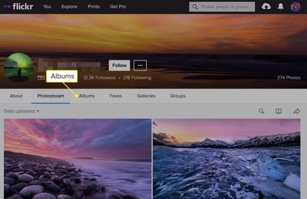 Fotoalbum fra Flickr