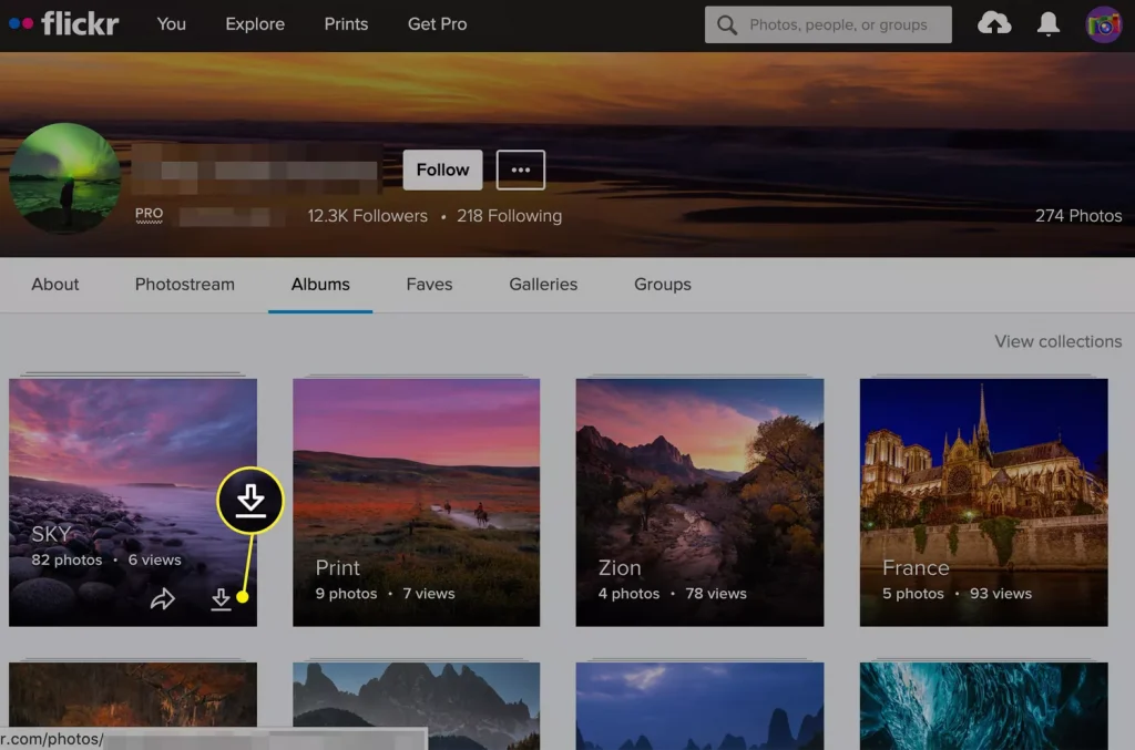 Fotoalbum fra Flickr