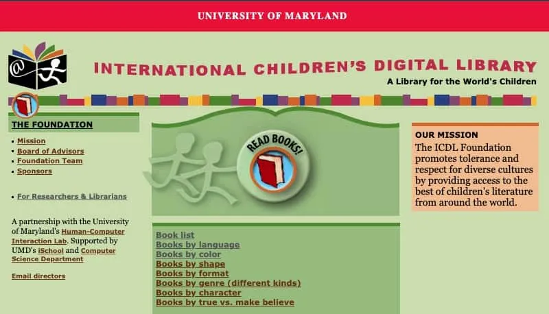 De 10 bedste websteder til download af gratis e-bøger 10 International Children's Digital Library
