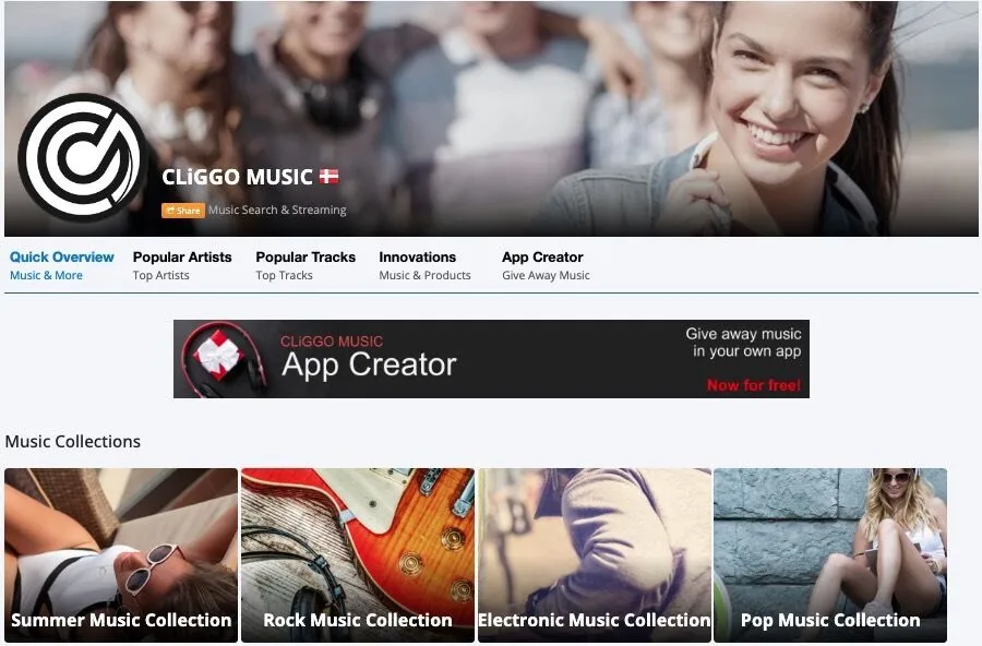 Cliggo website