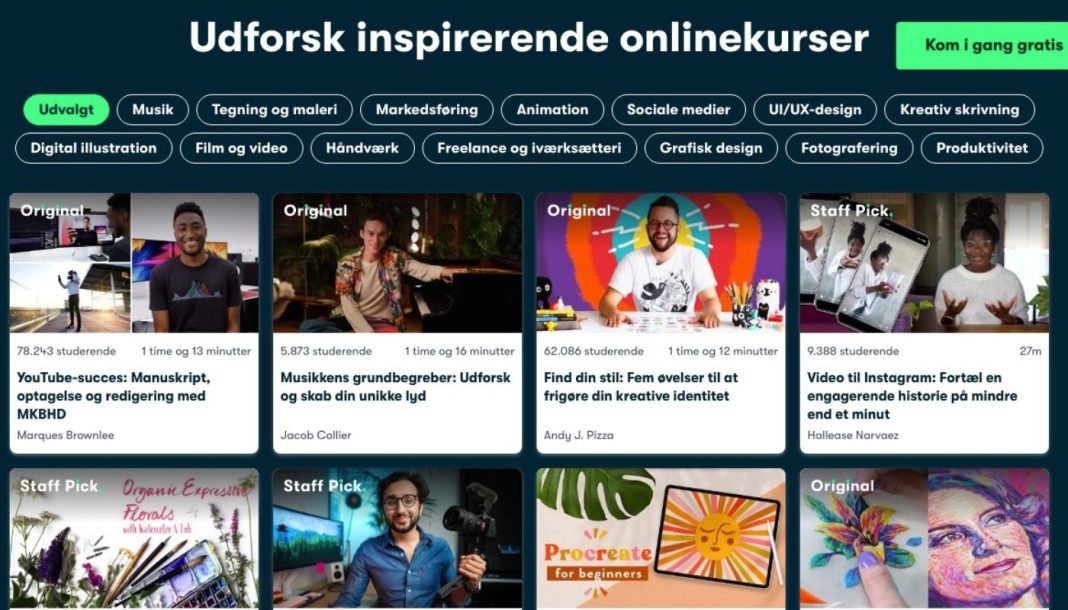 skillshare Brug Skillshare til at lære hjemmefra