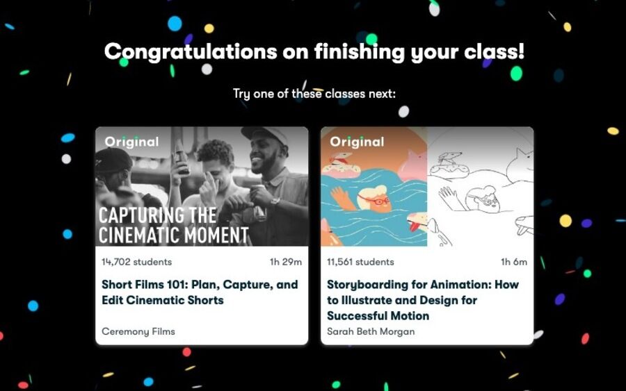 Hvad er Skillshare? 5 Skillshare tillykke skærm