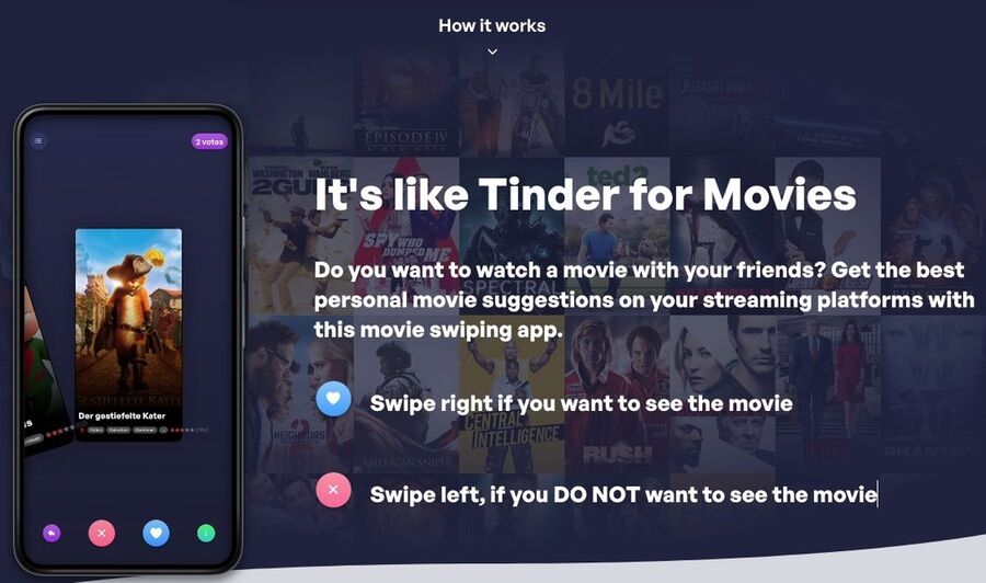Match-a-Movie website