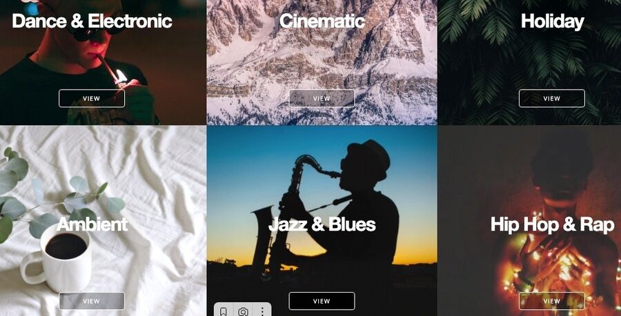 De 11 bedste websider, hvor du lovligt kan downloade gratis musik 11 Skærmbillede af audiolibrary hjemmeside