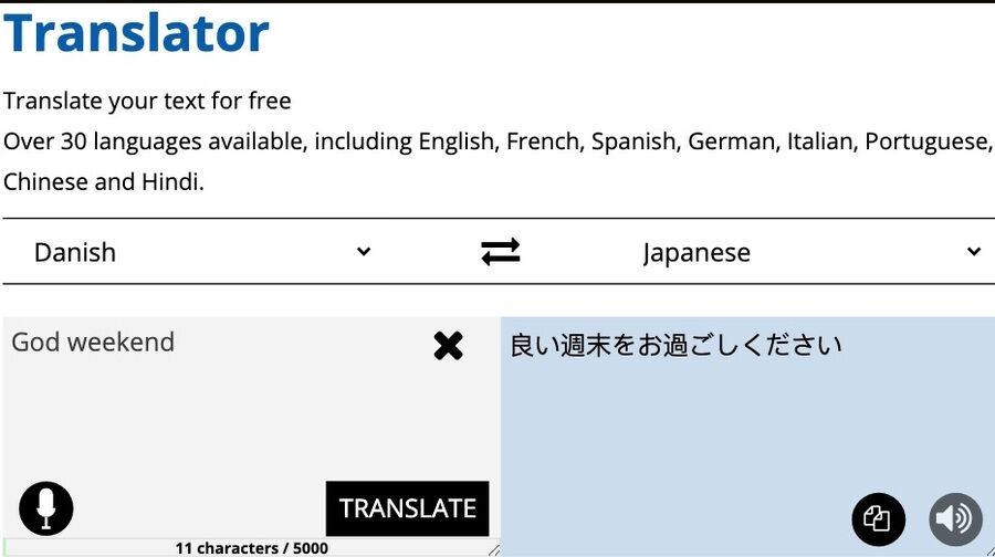 De 11 bedste online oversættere, du kan bruge i den virkelige verden 7 Skærmbillede af Collins Dictionary hjemmeside