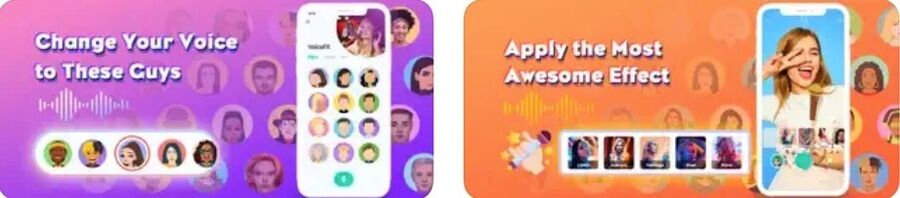 De 11 bedste stemmeskiftende apps til Android og iOS 5 Skærmbilleder af Funny Voice Effects & Changer-appen