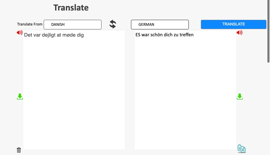 De 11 bedste online oversættere, du kan bruge i den virkelige verden 3 Skærmbillede af Translatedict hjemmeside