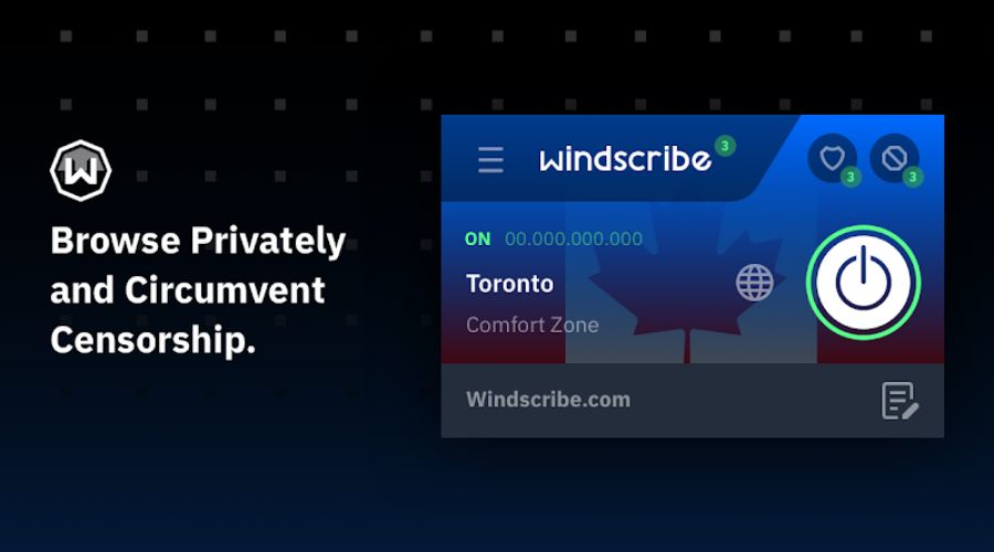 De 10 bedste gratis VPN-udvidelser til Google Chrome 10 Skærmbillede af Windscribe-plugin fra Chrome Webshop