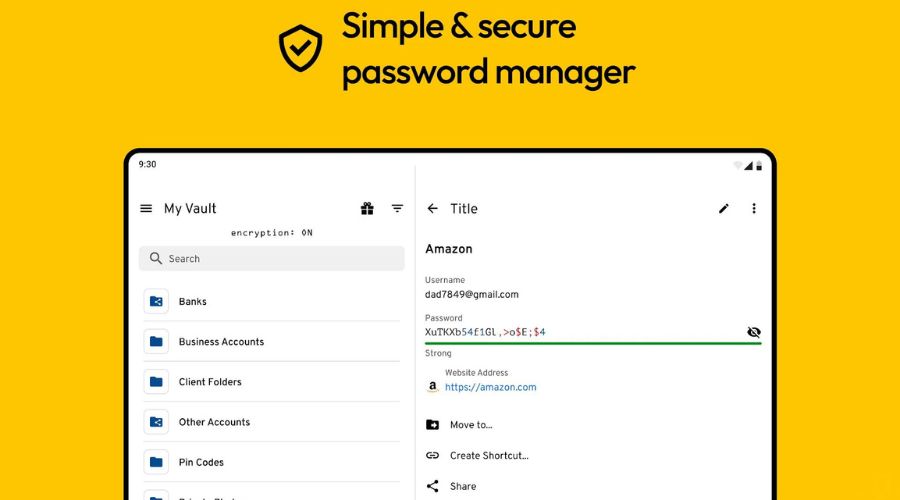 Skærmbillede afKeeper Password Manager 